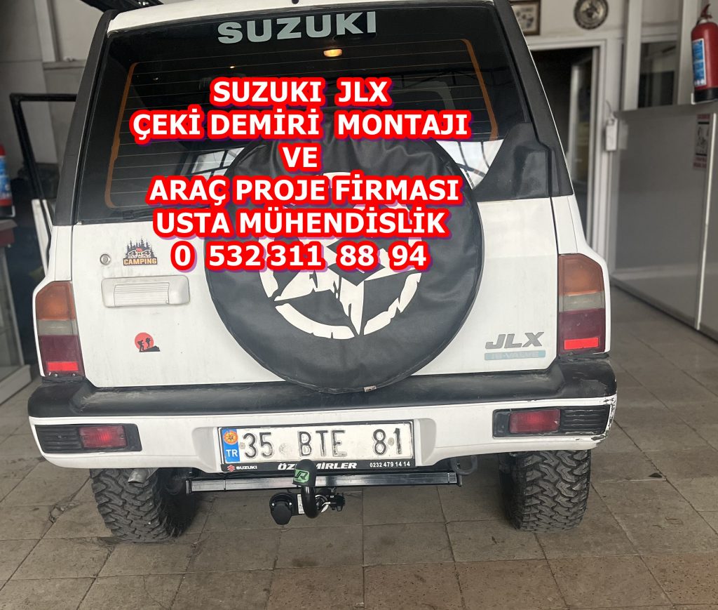 suzuki jlx çeki demiri takma montajı ve araç proje firması ankara